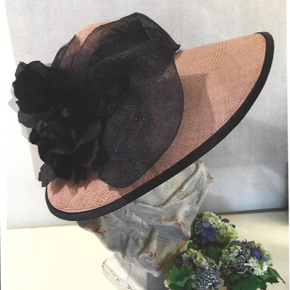 Kentucky Derby Show stopper! *Designer* Camel-Colored with Adjustable Sizer Band